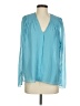 Schumacher Teal Blue Long Sleeve Blouse Size XS (1) - photo 1