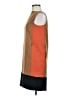 Mango Color Block Brown Casual Dress Size 6 - photo 5