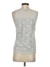Boutique Essentials Silver Sleeveless Blouse Size M - photo 2