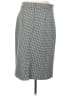 Ann Taylor Houndstooth Gray Formal Skirt Size 12 - photo 2