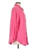 Dokotoo Houndstooth Pink Long Sleeve Blouse Size L - photo 4