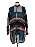Boohoo 100% Polyester Blue Kimono Size 10 - photo 1