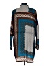 Boohoo 100% Polyester Blue Kimono Size 10 - photo 2