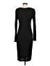 Cato Solid Black Casual Dress Size S - photo 2