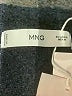 MNG 100% Polyester Tweed Black Jacket Size M - photo 6