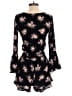 American Eagle Outfitters 100% Viscose Floral Black Romper Size XXS - photo 2
