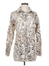 Chico's 100% Cotton Animal Print Ivory Long Sleeve Blouse Size S - photo 1