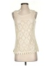Assorted Brands Ivory Sleeveless Top Size S - photo 1