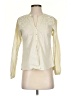 Zara Solid Ivory Long Sleeve Blouse Size XS - photo 1