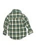 Carter's 100% Cotton Plaid Green Long Sleeve Button-Down Shirt 9-12 MO / 12 MO - photo 2