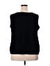 Impressions 100% Polyester Black Sleeveless Blouse Size 2X - photo 2