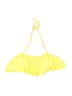 Assorted Brands Solid Yellow Swimsuit Top Size S - photo 1