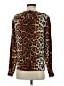 Equipment 100% Silk Animal Print Brown Long Sleeve Silk Top Size XS - photo 2