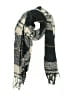 Chaps 100% Polyester Black Blue Scarf One size - photo 1