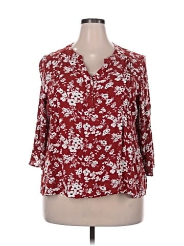 Monday Fun 3/4 Sleeve Blouse (view 1)