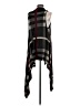 Como Black 100% Rayon Plaid Black Sweater Vest Size S - photo 2