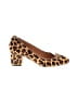 J.Crew Animal Print Brown Heels Size 6 - photo 1