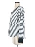 Lou & Grey Stripes Silver Pullover Sweater Size S - photo 5