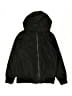 The Children's Place 100% Polyester Solid Black Windbreaker Size 7 - 8 - photo 1