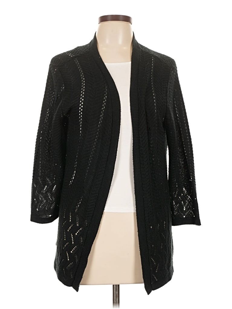 Pre-owned Jason Maxwell Cardigan Sweater In Black