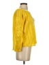 VALIÁNTE 100% Cotton Yellow 3/4 Sleeve Blouse Size Sm (1) - photo 4