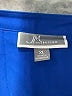 JM Collection 100% Polyester Blue 3/4 Sleeve Blouse Size XL - photo 6