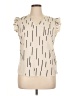 Shein 100% Polyester Ivory Sleeveless Blouse Size XL - photo 1