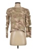 Generation Love 100% Cotton Camo Tan Cardigan Size S - photo 1