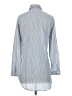 Sandra 100% Cotton Chevron-herringbone Blue Long Sleeve Button-Down Shirt Size S - photo 2