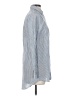 Sandra 100% Cotton Chevron-herringbone Blue Long Sleeve Button-Down Shirt Size S - photo 4