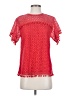 After Market Red Short Sleeve Blouse Size SmEstimated - photo 1