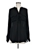a.n.a. A New Approach 100% Polyester Black Long Sleeve Blouse Size M - photo 1