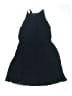 Amy Byer 100% Polyester Solid Black Dress Size 7 - photo 1