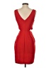 Express Solid Red Cocktail Dress Size S - photo 2