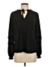 Ann Taylor LOFT 100% Polyester Black Long Sleeve Blouse Size S - photo 1