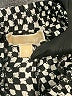 MICHAEL Michael Kors 100% Polyester Houndstooth Silver Black Casual Pants Size 2 - photo 8