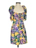 Zara 100% Polyester Tropical Yellow Cocktail Dress Size XS - photo 1