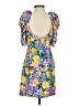 Zara 100% Polyester Tropical Yellow Cocktail Dress Size XS - photo 2