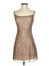 Assorted Brands Animal Print Tan Cocktail Dress Size XS - photo 1