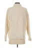 Ann Taylor LOFT Solid Ivory Turtleneck Sweater Size S - photo 2