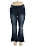 POETIC JUSTICE Blue Jeans Size 18R - photo 1
