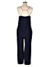 J.Crew 100% Silk Solid Blue Jumpsuit Size 4 - photo 2