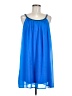 Pinky 100% Polyester Solid Blue Casual Dress Size M - photo 1