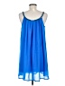 Pinky 100% Polyester Solid Blue Casual Dress Size M - photo 2