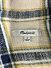 Madewell Plaid Ivory Long Sleeve Button-Down Shirt Size S - photo 7