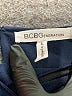 BCBGeneration Solid Blue Casual Dress Size L - photo 7