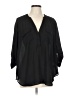 Torrid 100% Polyester Black 3/4 Sleeve Blouse Size Lg Plus (0) - photo 1