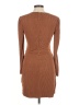 Privacy Please Solid Brown Casual Dress Size M - photo 2