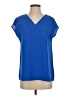 Unbranded 100% Polyester Blue Short Sleeve Top Size S - photo 1