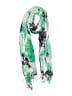 Unbranded Floral Green Scarf One size - photo 1